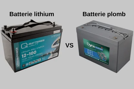 Comparaison entre la batterie plomb et la batterie lithium